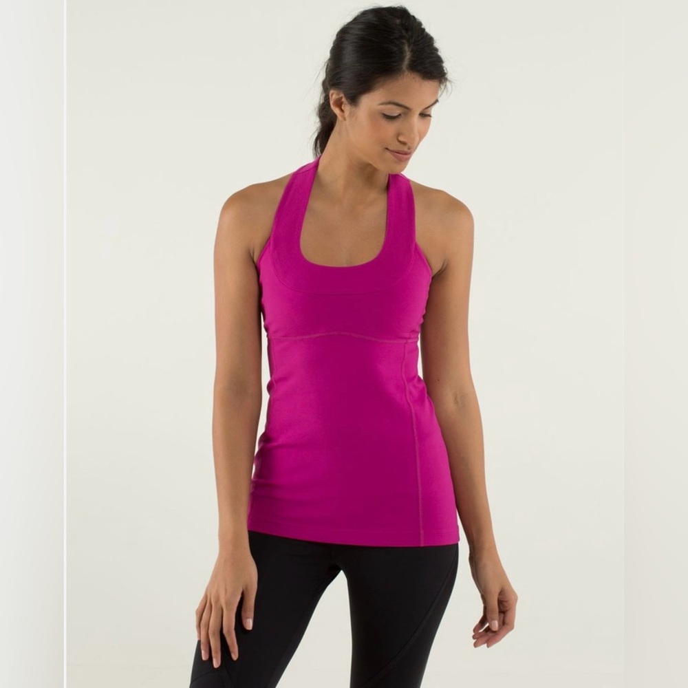 Lululemon Women's Pink Racerback Tank Top